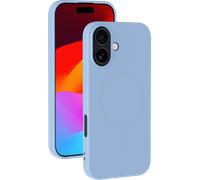 Bigben Connected Coque MagSafe pour iPhone 17 Silicone ultra douce et résistante Bleu ciel