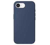 Coque MagSafe pour iPhone 17e en Silicone Mat Souple et Durable MW Bleu