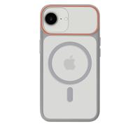 Coque MagSafe pour iPhone 17e Protection Bi-matière Dos Rigide Antichoc Gris