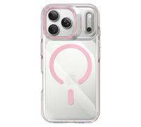 Coque MagSafe pour iPhone 18 Pro / 17 Pro Série Hooke avec Cache Caméra Stand Zanaé Rose