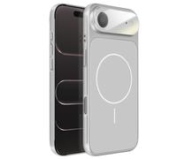 Avizar Coque pour iPhone Air Rigide avec Verre Protection Caméra Argent