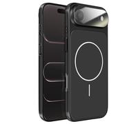 Coque MagSafe pour iPhone Air Rigide avec Verre Protection Caméra Noir