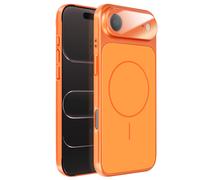 Coque MagSafe pour iPhone Air Rigide avec Verre Protection Caméra Orange