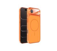 Coque MagSafe pour iPhone Air Rigide avec Verre Protection Caméra Orange