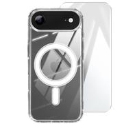 Coque Magsafe Pour Iphone Air Série Pack Premium Avec Verre Trempé 9h 4smarts Transparent