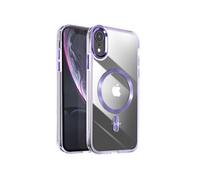 Avizar Coque pour iPhone XR Dos Cristal Color Violet