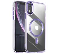 Coque MagSafe pour iPhone XR Dos Cristal Color Violet