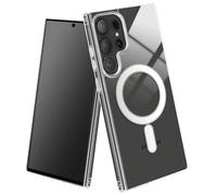 Coque MagSafe pour Samsung Galaxy S24 Ultra Antichoc Coins Renforcés Transparent