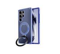 Avizar Coque pour Samsung Galaxy S24 Ultra Antichoc Support Pliable Bleu