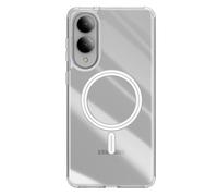 Coque MagSafe pour Samsung Galaxy S25 Edge Polycarbonate Silicone Gel Transparent