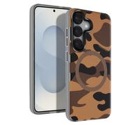 Coque MagSafe pour Samsung Galaxy S25 F-Protect Forcell Camouflage