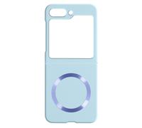 Coque MagSafe pour Samsung Galaxy Z Flip 5 Rigide Design Fin Bleu Clair