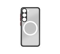 Coque MagSafe pour Samsung S23 Plus Hybride Fine Bords surélevés Contour Noir