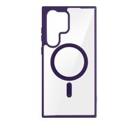 Coque pour Samsung S23 Ultra Dos Rigide Contour Silicone Violet Foncé
