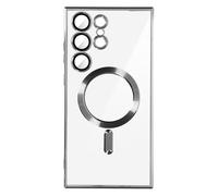 Coque pour Samsung S23 Ultra protection caméra Transparent / Argent