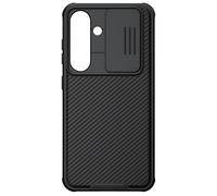 Nillkin Coque pour Samsung S24 et S25 Coins Renforcés Cache Caméra Noir