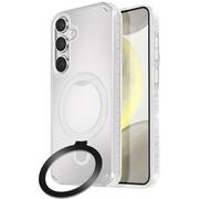 Coque MagSafe pour Samsung S24 Plus et S25 Plus Antichoc Support Blanc