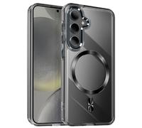 Coque MagSafe pour Samsung S24 Plus et S25 Plus Dos Cristal Color Noir
