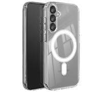 Coque MagSafe Renforcée pour Galaxy S25 Plus modèle MagStick Clear Jelly Swissten Transparent
