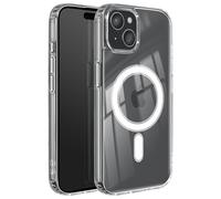 Swissten Coque MagSafe renforcée pour iPhone 15 MagStick Clear Jelly Transparent