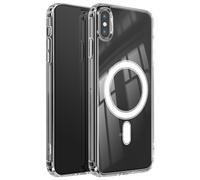 Coque MagSafe Renforcée pour iPhone XS Max modèle MagStick Clear Jelly Swissten Transparent