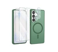 Coque pour Galaxy S26, 2 Verres Trempés et 2 Films Protection Caméra foncé