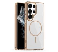 Coque Magsafe Star Shield Pour Galaxy S22 Ultra 5g, L'or Du Désert