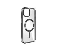 Coque MagSafe Transparente Contour Noir pour iPhone 15 Plus Metallic