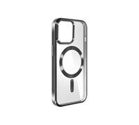 Coque MagSafe Transparente Contour Noir pour iPhone 15 Pro Max Metallic