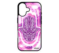 Coque main de fatma pour iPhone 17 silicone berbere cadeau Aid al-kab¿r rigide symbole portable fatima cover rose etui fille
