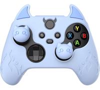 Coque Manette Pour Xbox Series X S Avec Capuchon Joystick Housse Protection Pour Xbox Core Controller Cover Silicone Grip Antidérapante Skin-Bleu,Édition Démon