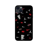 Coque - Maniacase - Iphone 14 - Nike Jordan - Souple - Sportif - Noir/Rouge/Blanc