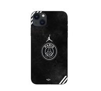 Coque Iphone 14 Psg Jordan Logo Noir
