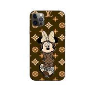 Coque Maniacase pour Iphone 13 pro max minnie Disney Lv marron