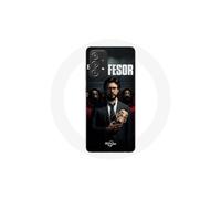 Coque - Maniacase - Samsung Galaxy A33 5G - La casa de papel El profesor - Silicone - Noir