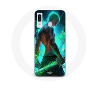 Coque Maniacase pour Samsung Galaxy A40 One piece Zoro 3D Manga anime Fanart