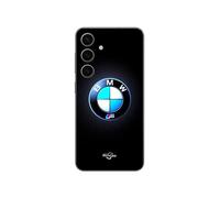 Coque - Maniacase - Samsung Galaxy S24 - Logo BMW - Carbone - Souple