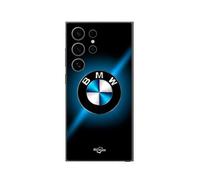 Coque - MANIACASE - Samsung Galaxy S25 Ultra - Logo BMW - Noir et Bleu - Finition Brillante