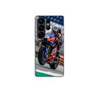 Coque - MANIACASE - Samsung Galaxy S26 Ultra - Silicone TPU - Motif Miguel Oliveira MotoGP 88 - Noir