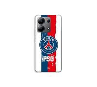 Coque - MANIACASE - Xiaomi Redmi Note 13 4G - PSG logo - fond blanc - Silicone TPU