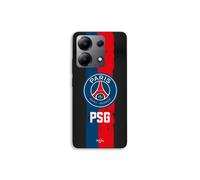 Coque - MANIACASE - Xiaomi Redmi Note 13 4G - PSG logo - Noir - Silicone TPU