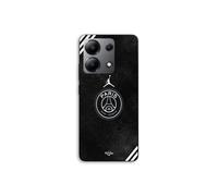 Coque - MANIACASE - Xiaomi Redmi Note 13 4G - Silicone TPU - Logo PSG Jordan - Noir