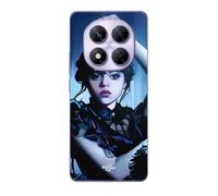 Coque - MANIACASE - Xiaomi Redmi Note 14 Pro 5G - Noir - Mercredi Addams - Souple