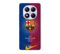 Coque - MANIACASE - Xiaomi Redmi Note 14 Pro 5G - Souple - Design Barcelone FC & Real Madrid - Mixte