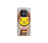 Coque - MANIACASE - Xiaomi Redmi Note 15 5G - Hamilton 44 - Casque Ferrari Official - Noir