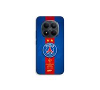 Coque - MANIACASE - Xiaomi Redmi Note 15 Pro Plus 5G - Silicone TPU - Noir - Design PSG/Champion
