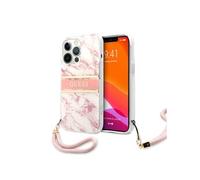 Coque Marble Strap avec lanière nylon pour iPhone 13 Pro