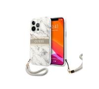 Coque Marble Strap avec lanière nylon pour iPhone 13 Pro