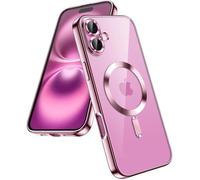 Coque - MASSILIA TECH - iPhone 16 Plus - Rose Mat - Antichocs - Compatible MagSafe