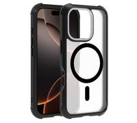 Coque Mat Frost Noir Recy MagSafe Protection extême aux chutes 3 mètres pour iPhone 16 Pro - Origine France Garantie